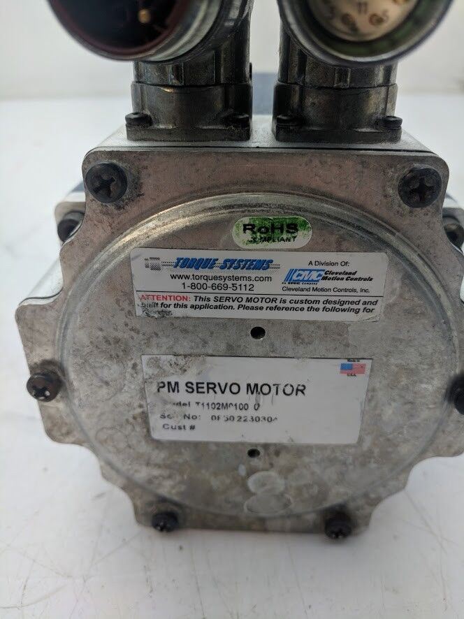 Torque Systems PM Servo Motor CMC T1102M0100 .75" shaft Unit B