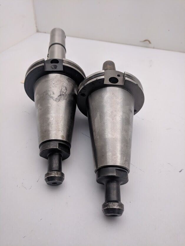 2x Erickson, Kaiser Shrink Fit Tool Holder Through Spindle Coolant CAT 50 Taper