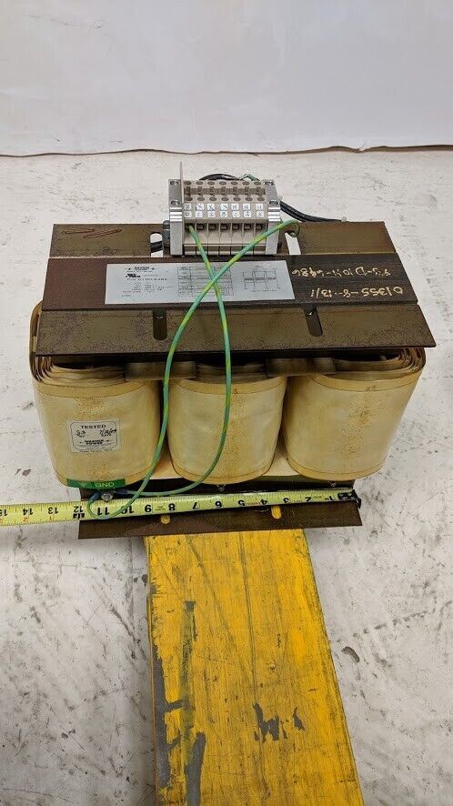 Warner Power Daykin Electric D10N-6486 10KVA Transformer 480VAC to 380Y/220 1PH
