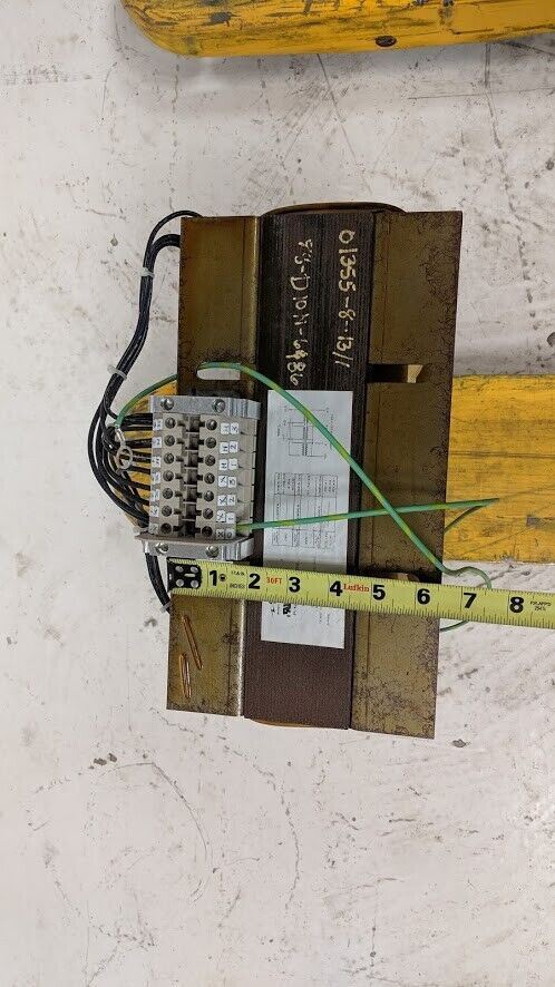 Warner Power Daykin Electric D10N-6486 10KVA Transformer 480VAC to 380Y/220 1PH