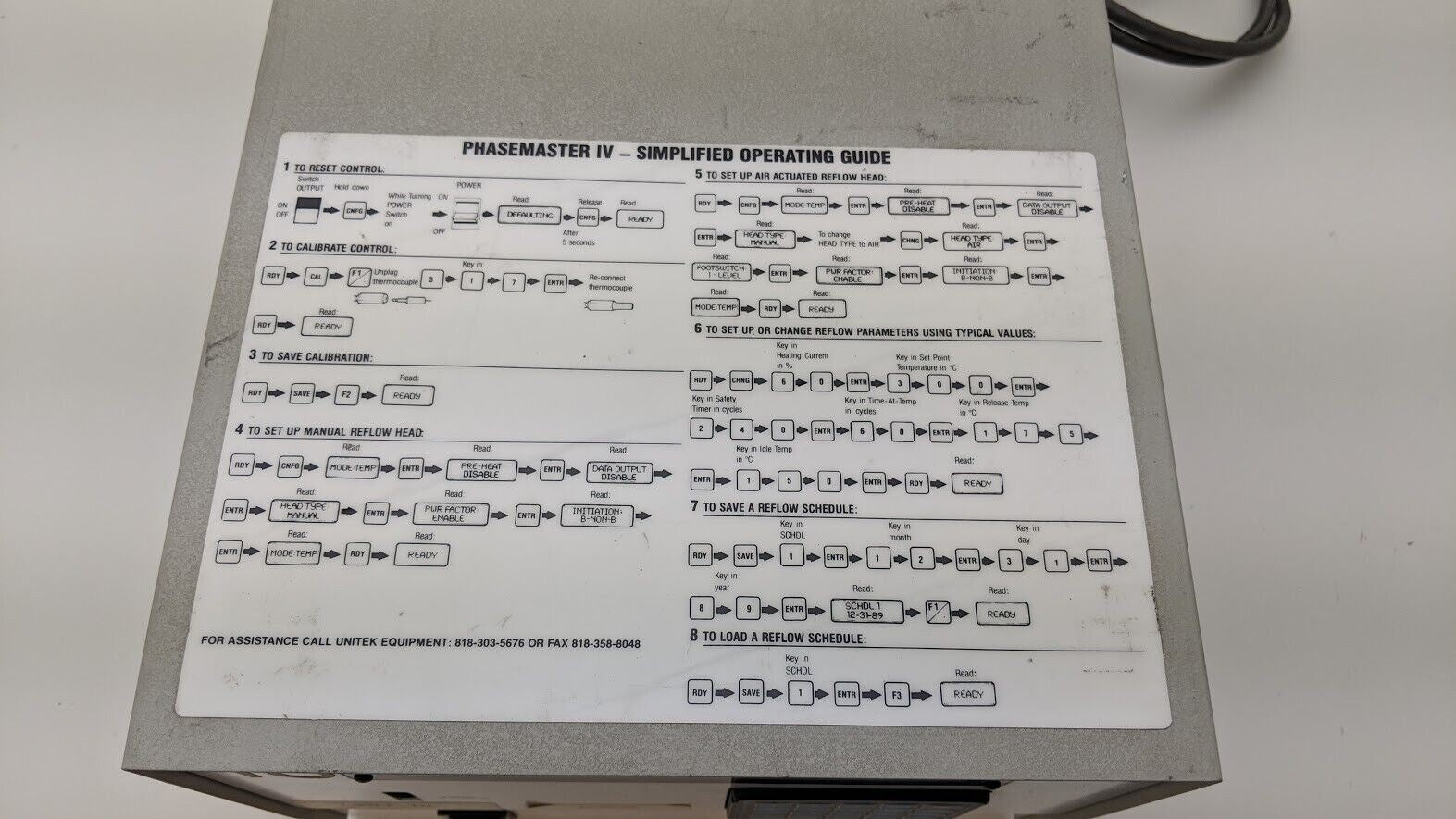 Unitek Phasemaster IV Impulse Welding Controller 110/220V 21A  (B)