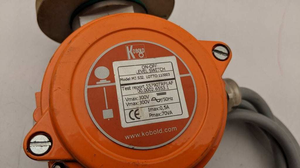 Kobold On Off Magnetic Hydraulic Tank Liquid Level Switch M3.S32 9.5" 3x Sensor