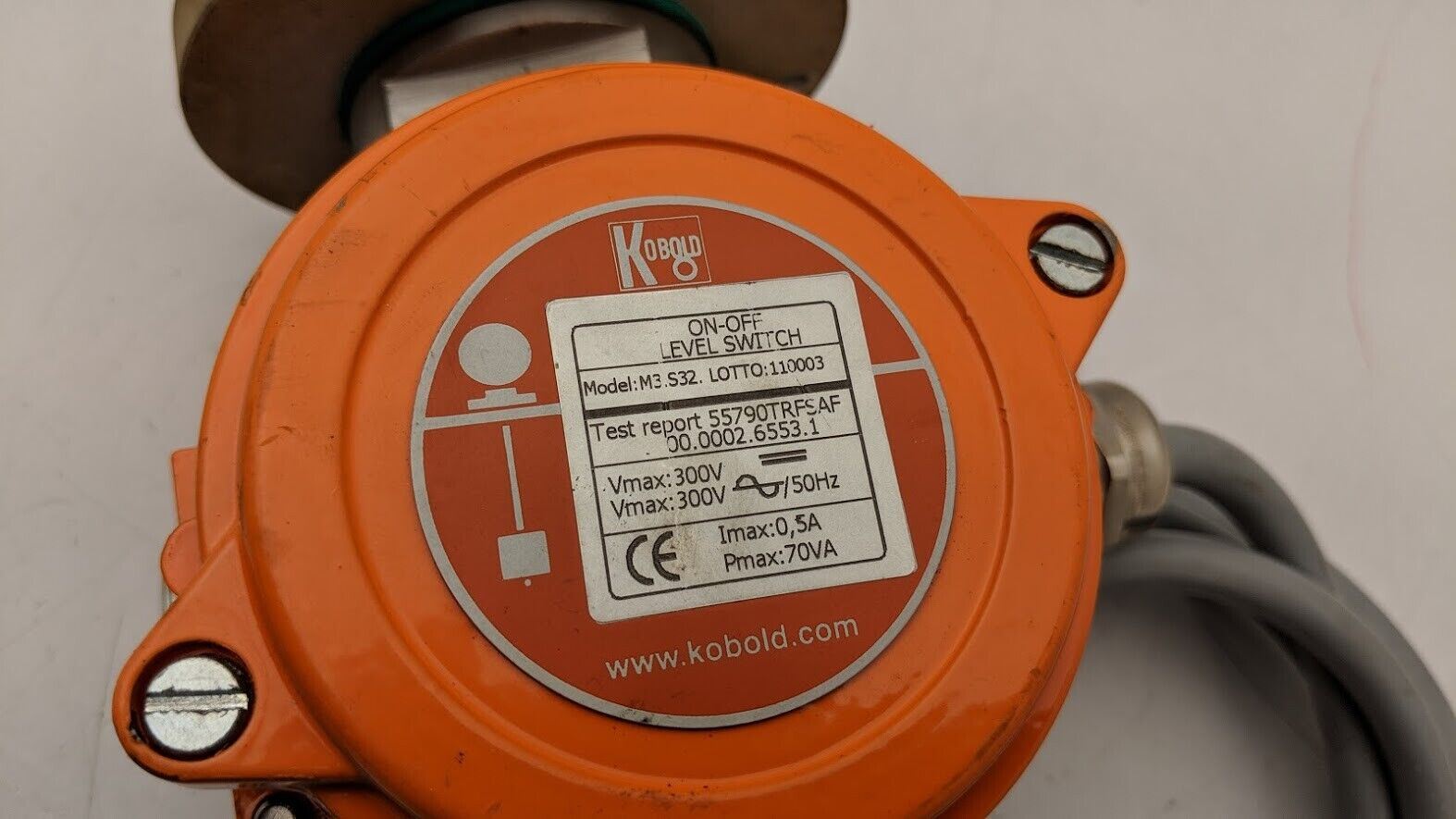 Kobold On Off Magnetic Hydraulic Tank Liquid Level Switch M3.S32 9.5" 3x Sensor