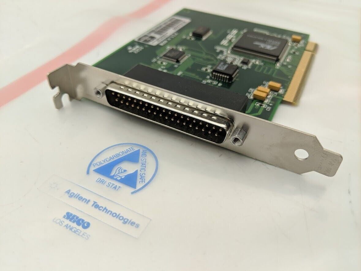 Cyber Research 37 Pin Serial Communication Computer Card PCI9052 Cydas 8P DB-37