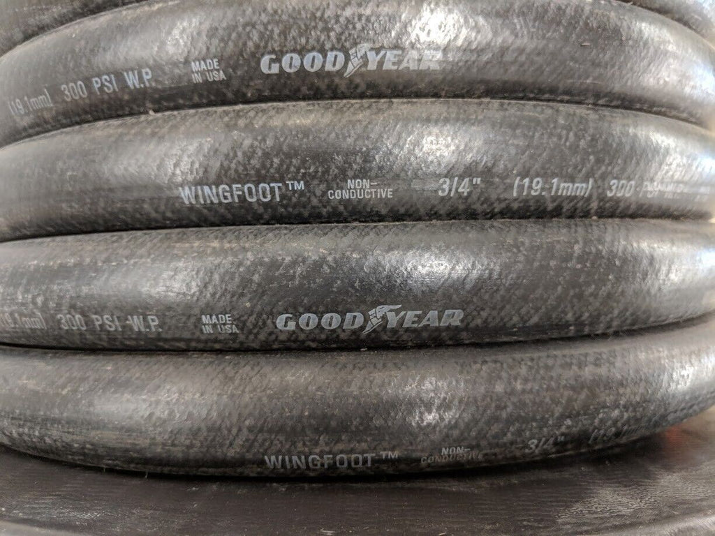 Goodyear Wingfoot Non-Conductive 3/4" (19.1mm) 300 PSI 84 Feet Black Hose 07-130