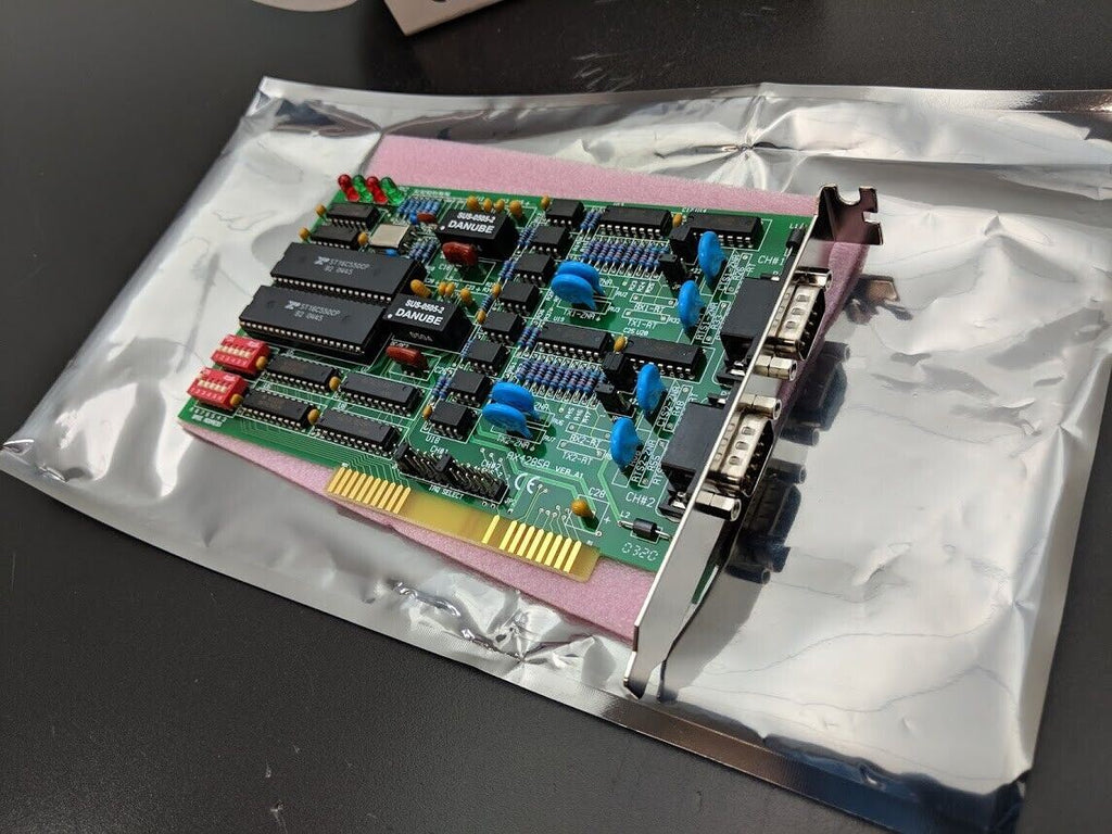 Industrial Automation ISA Bus Data Acquisition AX4285A Serial 2x RS422/485 Card