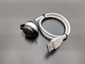 USB-A Control Panel Extender HMI Machine USB 22mm Panel Mount w/Dust Cover 0.6m