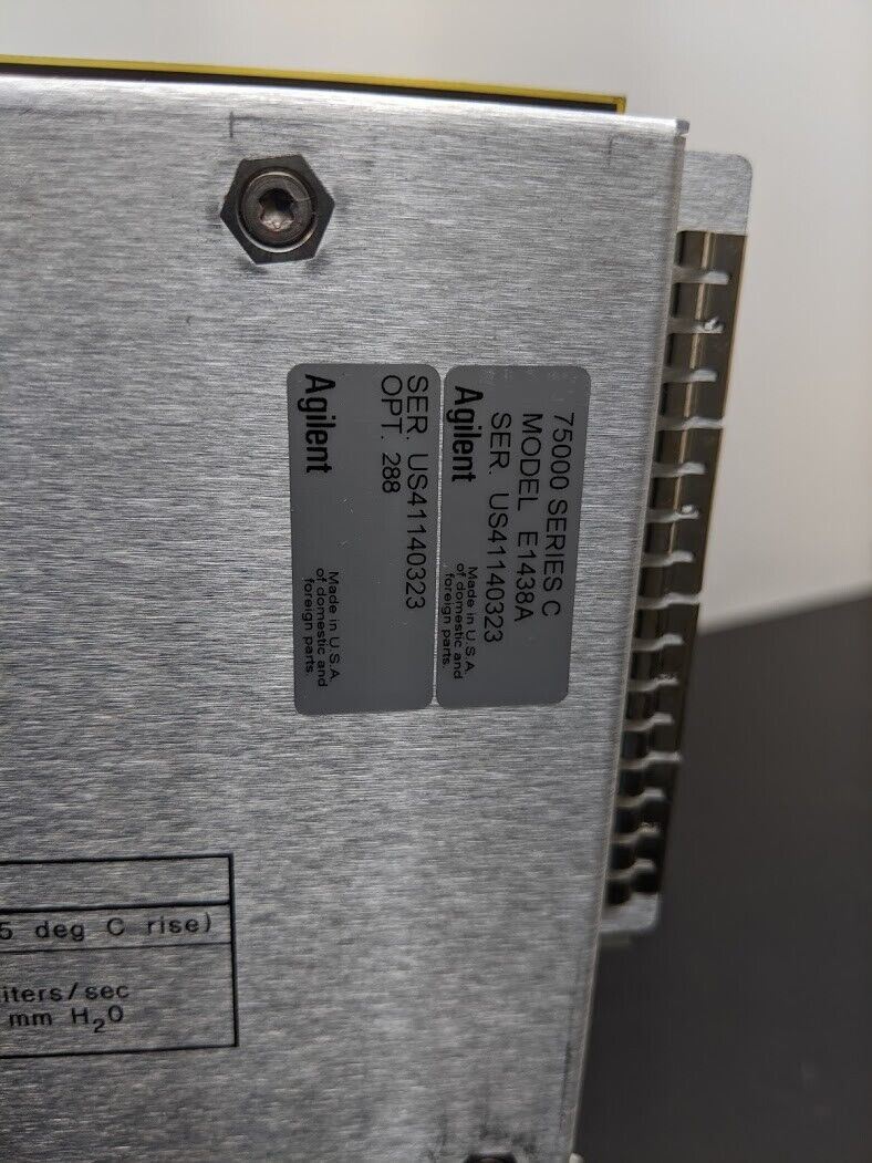 HP Agilent E1438A VXI 100 MSa/s Digitizer with DSP and Memory Option 288