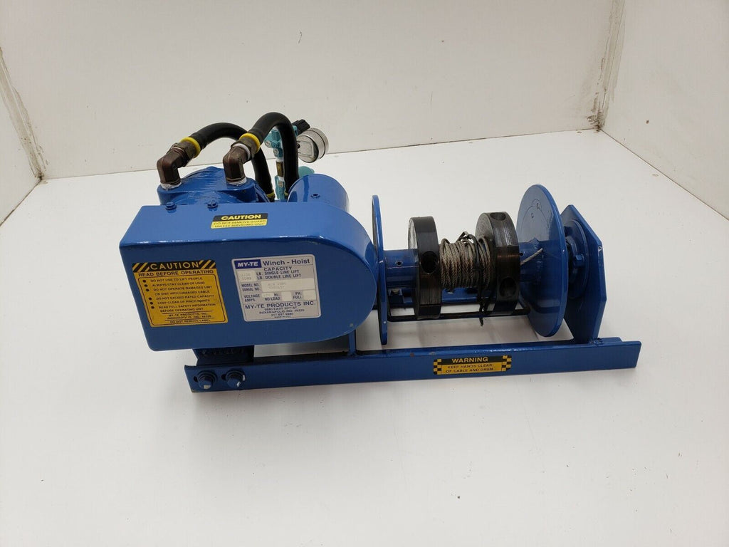 MY-TE Air 1000 – Standard Pneumatic Winch-Hoist 2500 Lbs Lift