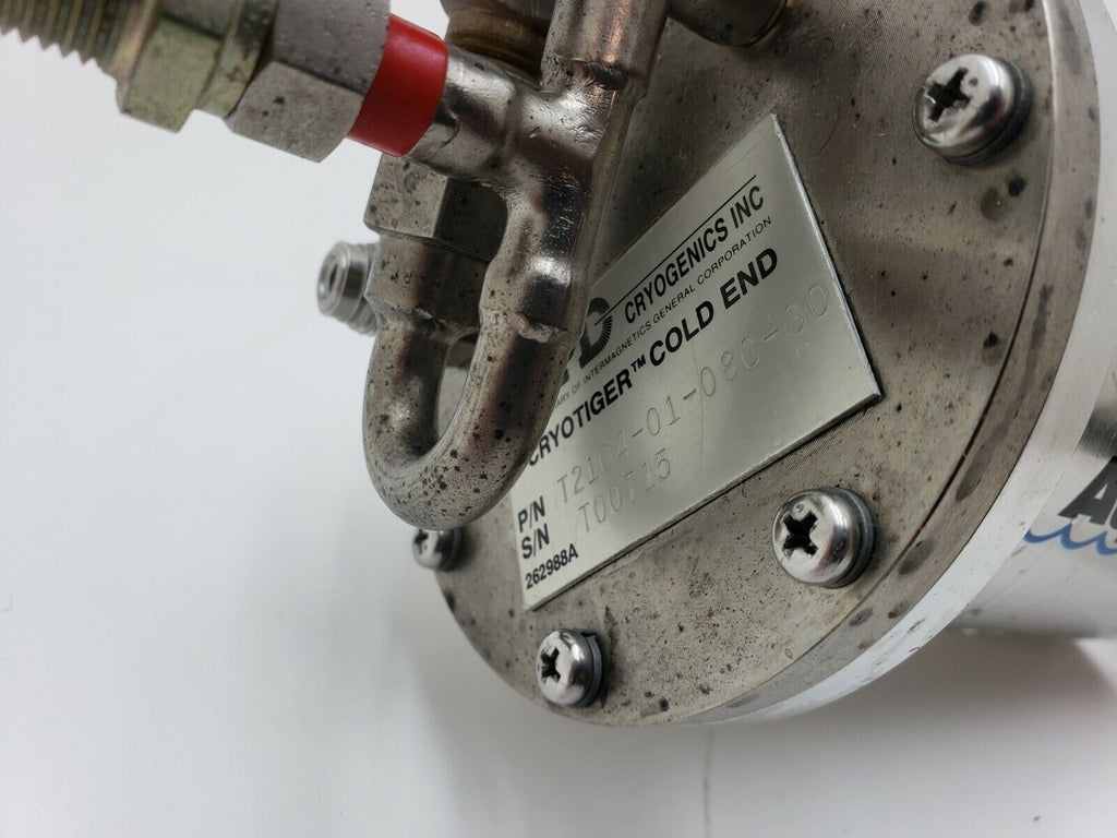 APD Cryogenics AquaTrap Cryotiger Cold End T2104-01-08C-30 Vacuum Chamber Freeze