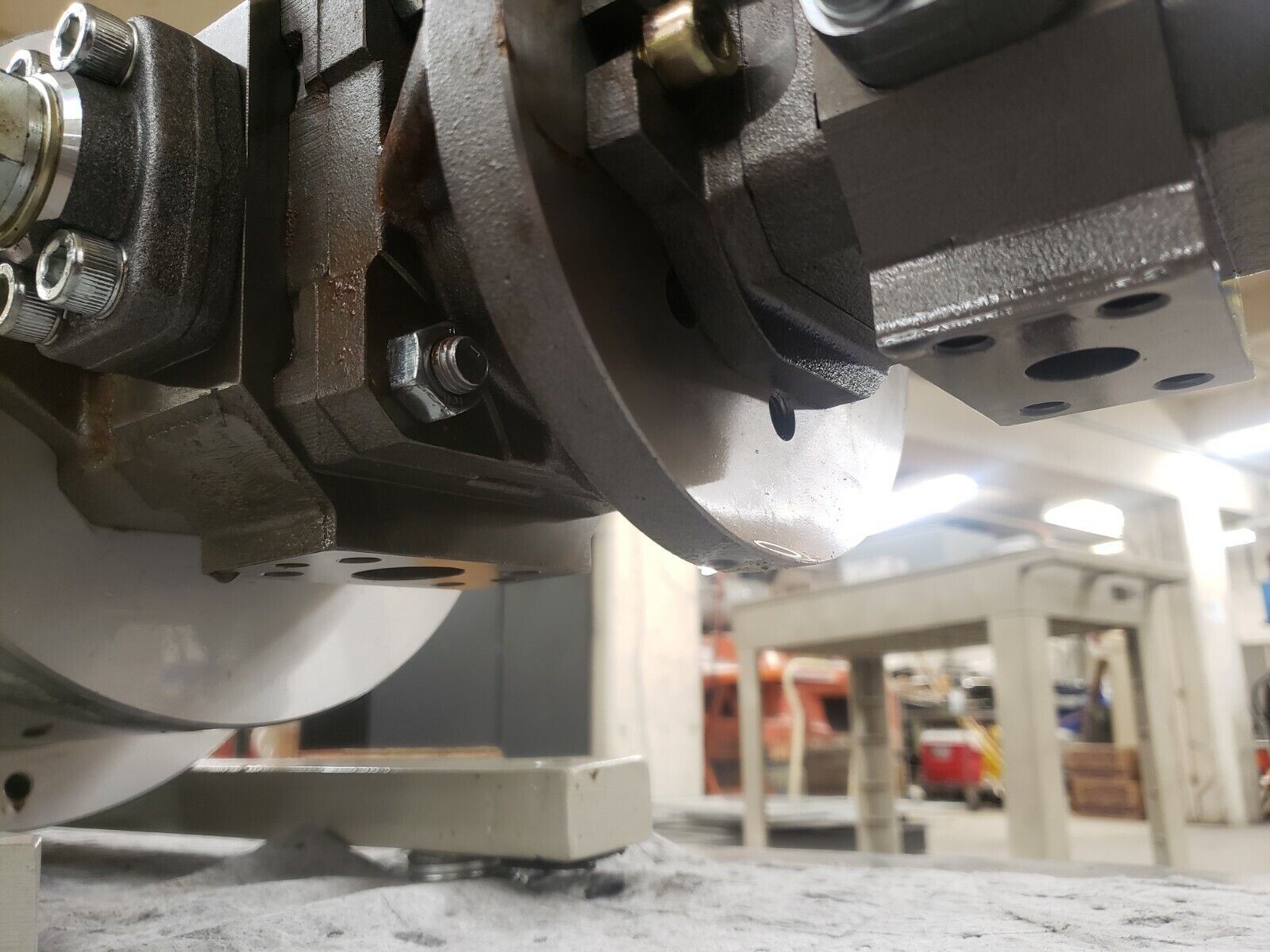 Elmor MT132MA4 7.5 Kw Motor With Rexroth PGH4-21/020RE11VU2, PGH3-22/01RR07VU2