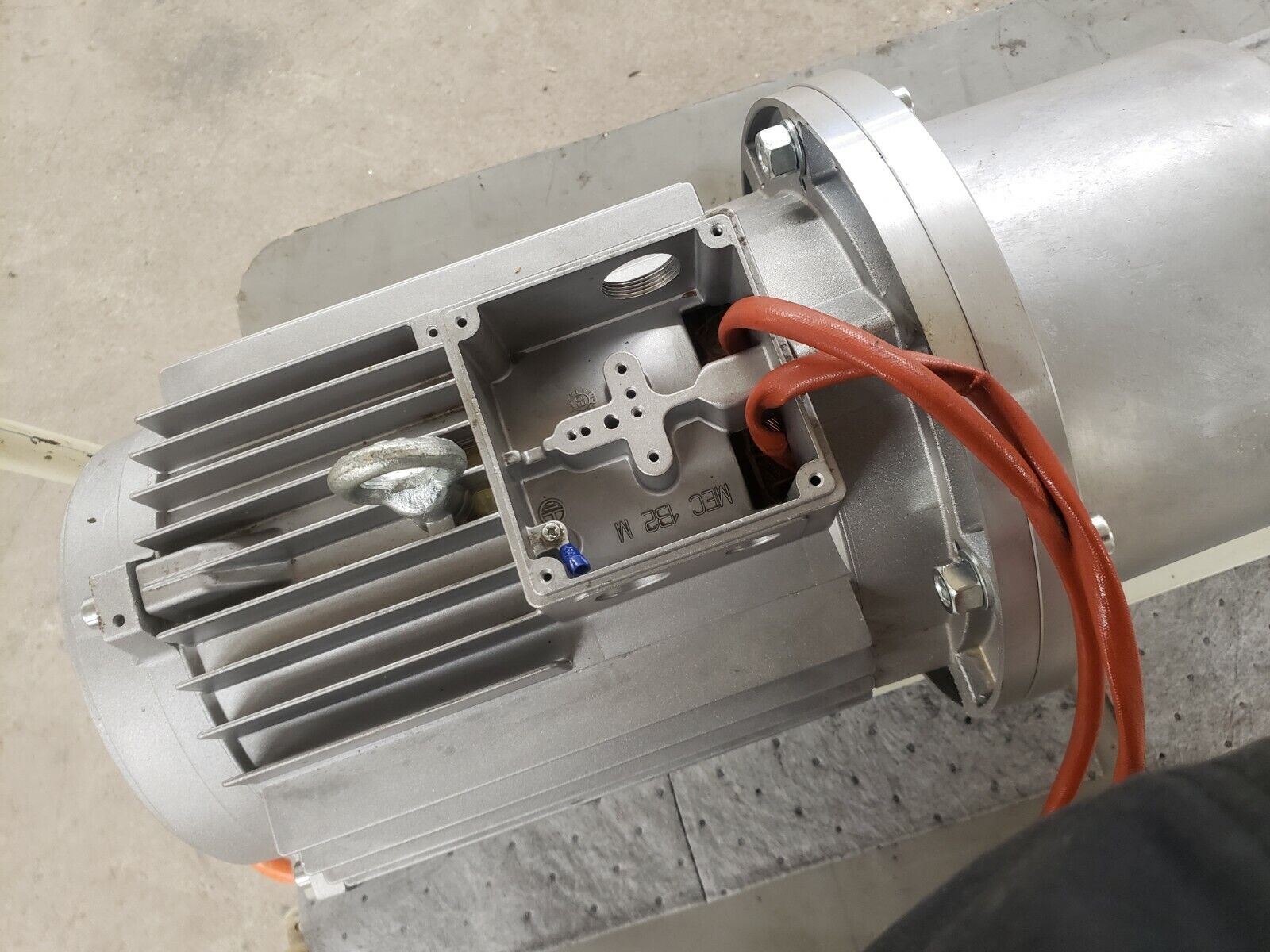 Elmor MT132MA4 7.5 Kw Motor With Rexroth PGH4-21/020RE11VU2, PGH3-22/01RR07VU2