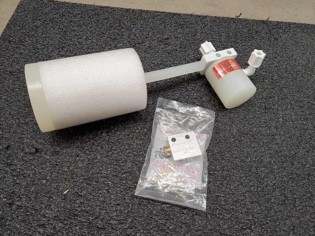 RK Industries Chemical Tank Plastic PTFE Float Valve RK-FTV 1/4" input output