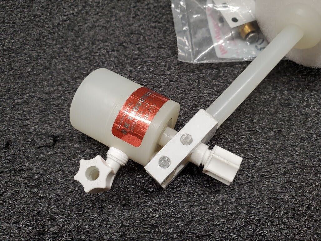 RK Industries Chemical Tank Plastic PTFE Float Valve RK-FTV 1/4" input output