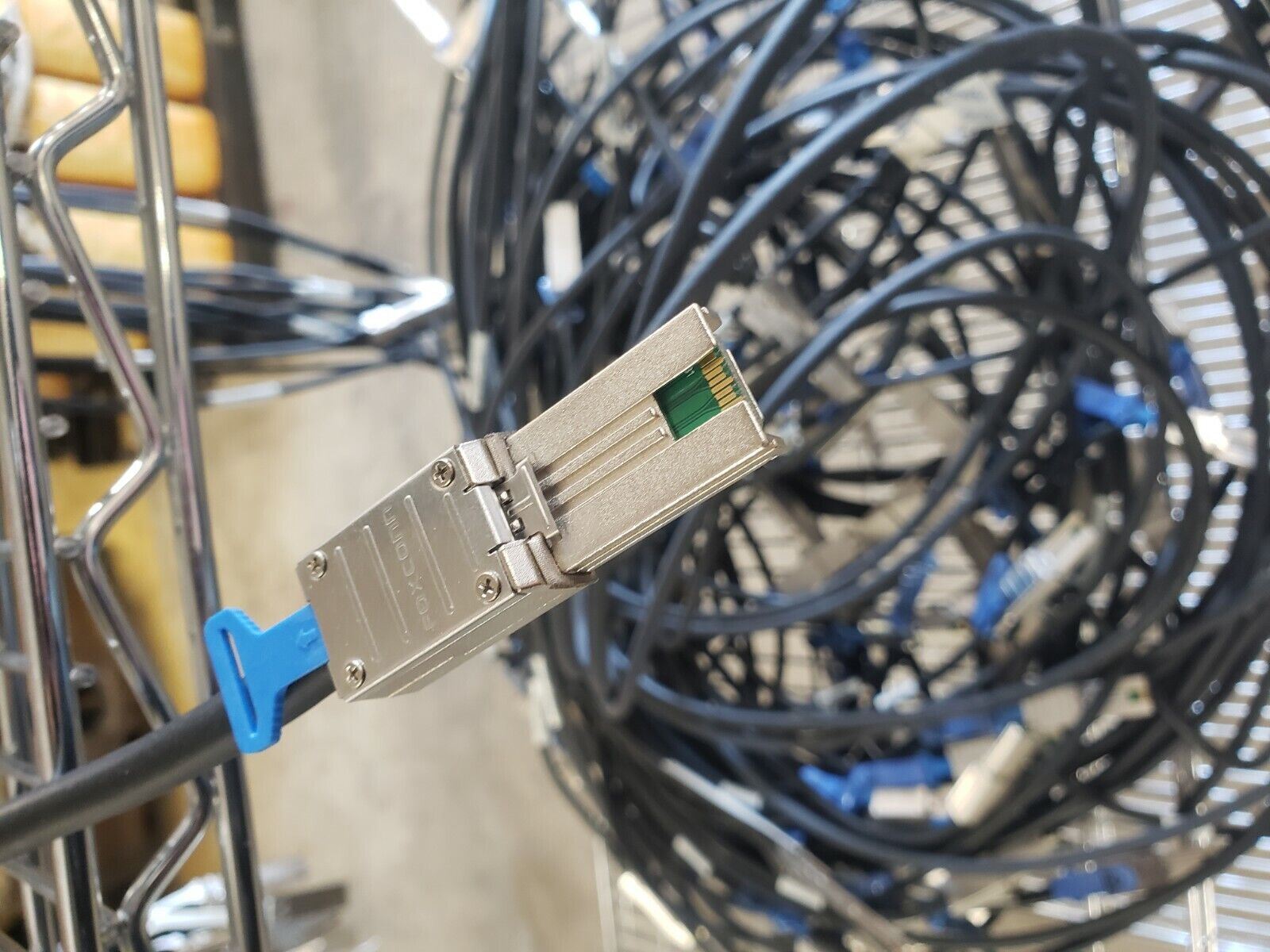Lot of 150+ Infiniband Cables, Various Lengths, Mellanox, Foxcon, Up to 40 G/bit