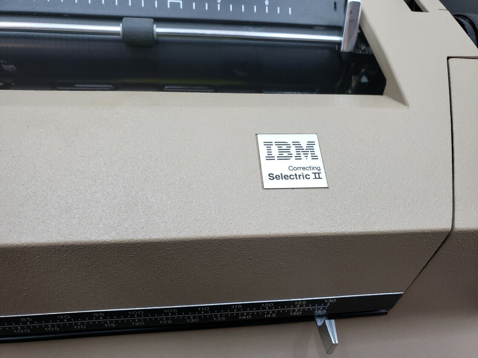 IBM Selectric II Electric Typewriter Grey/ Tan Tested Condition Pick up only