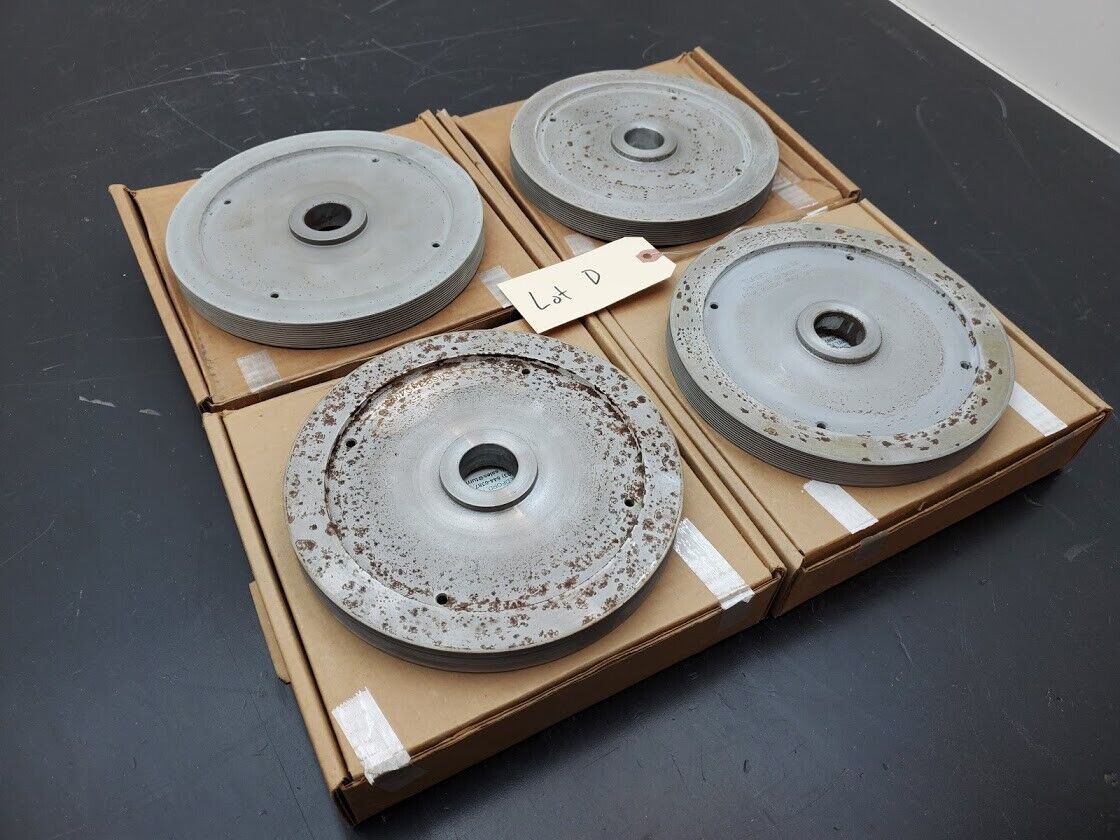 4x Turner Grooved 8" Diamond Plated Grinding Wheel Sapphire 800 Grit (D)