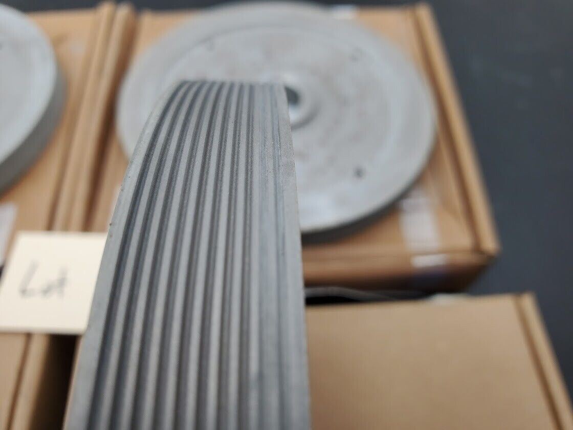 4x Turner Grooved 8" Diamond Plated Grinding Wheel Sapphire 800 Grit (D)