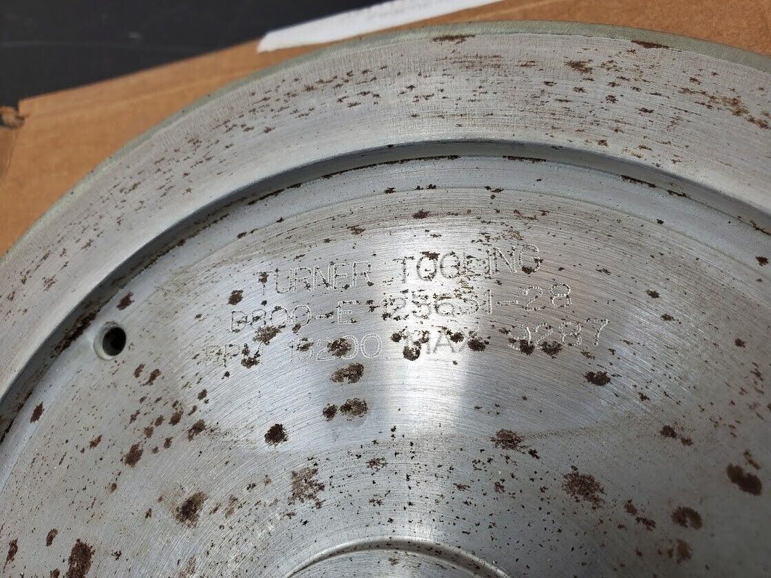 4x Turner Grooved 8" Diamond Plated Grinding Wheel Sapphire 800 Grit (D)