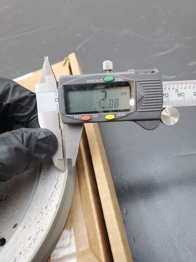 4x Turner Grooved 8" Diamond Plated Grinding Wheel Sapphire 800 Grit (D)