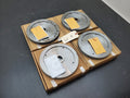 4x Turner Grooved 8" Diamond Plated Grinding Wheel Sapphire 800 Grit (H)