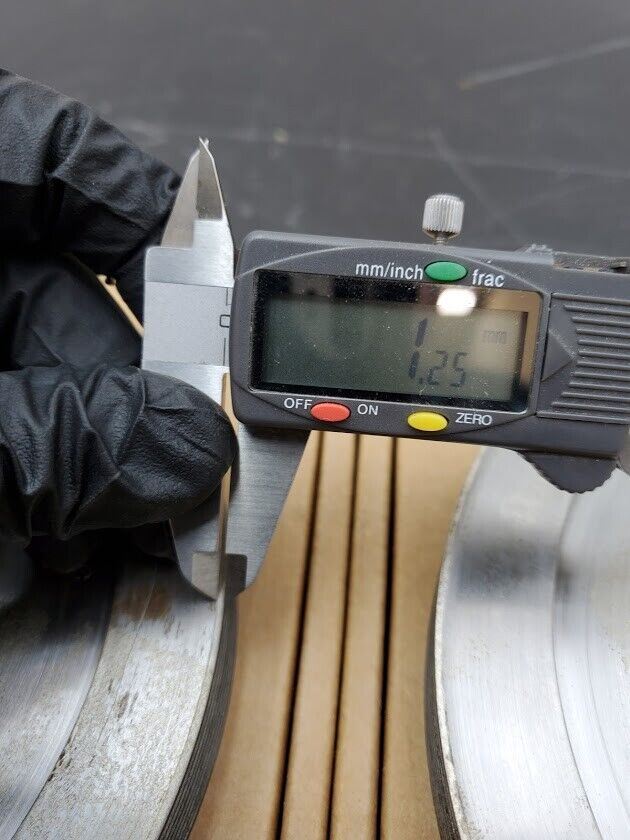 4x Turner Grooved 8" Diamond Plated Grinding Wheel Sapphire 800 Grit (H)