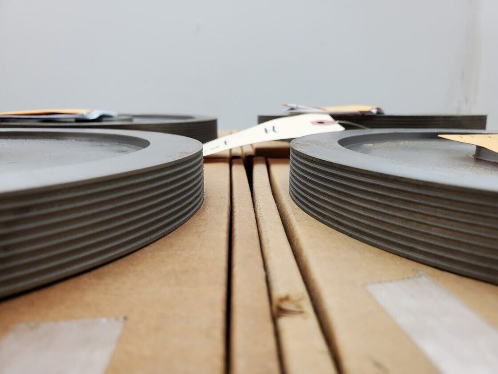 4x Turner Grooved 8" Diamond Plated Grinding Wheel Sapphire 800 Grit (H)