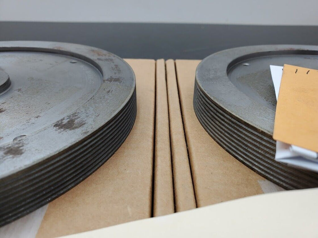 4x Turner Grooved 8" Diamond Plated Grinding Wheel Sapphire 800 Grit (H)