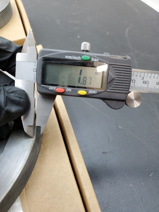 4x Turner Grooved 8" Diamond Plated Grinding Wheel Sapphire 800 Grit (H)