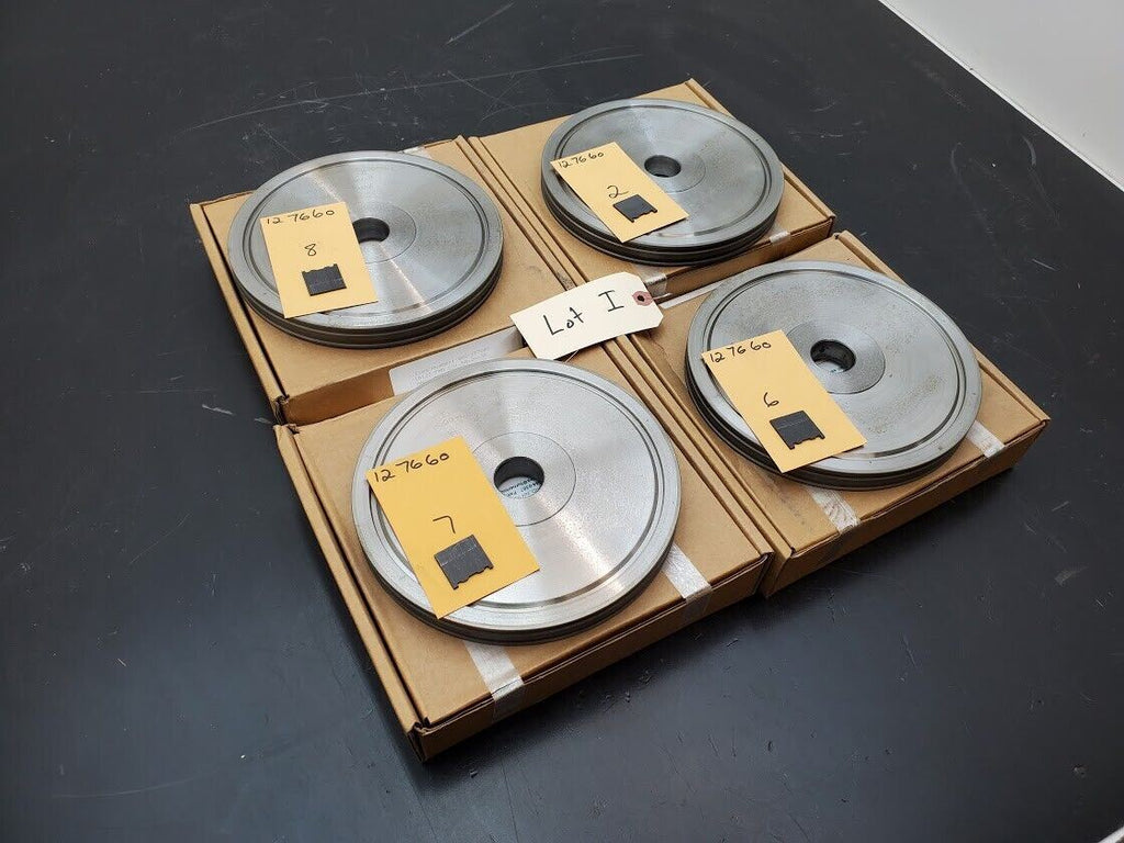 4x Turner Grooved 8" Diamond Plated Grinding Wheel W-Pattern 800 Grit FreeShip I