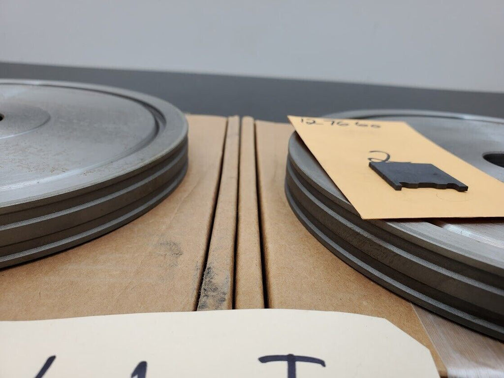 4x Turner Grooved 8" Diamond Plated Grinding Wheel W-Pattern 800 Grit FreeShip I