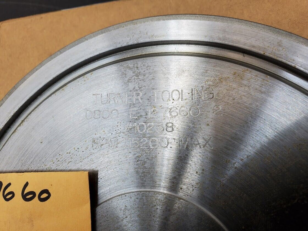 4x Turner Grooved 8" Diamond Plated Grinding Wheel W-Pattern 800 Grit FreeShip I