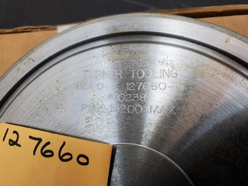 4x Turner Grooved 8" Diamond Plated Grinding Wheel W-Pattern 800 Grit FreeShip I