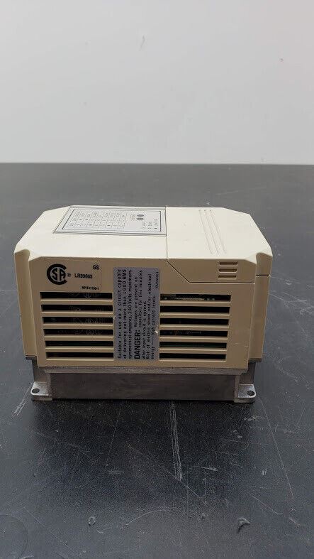 YASKAWA ELECTRIC CIMR-PCD20P2 Variable Frequency Drive .25HP 3PH 230VAC 0-400Hz