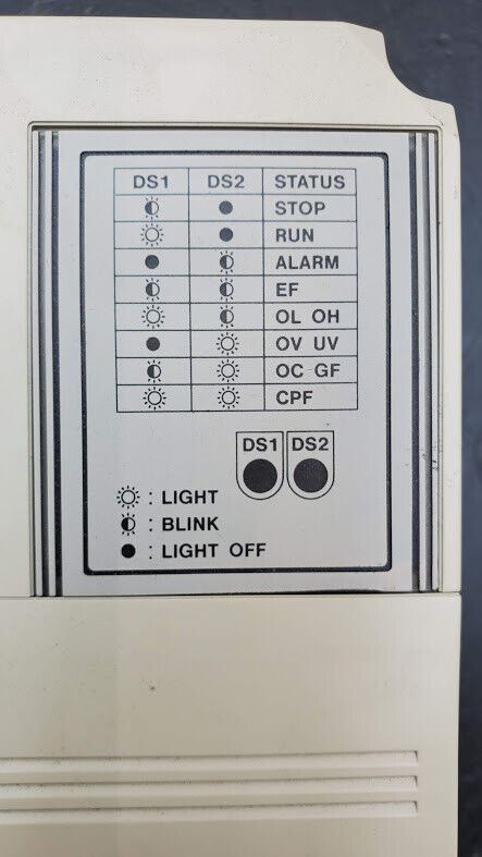 YASKAWA ELECTRIC CIMR-PCD20P2 Variable Frequency Drive .25HP 3PH 230VAC 0-400Hz