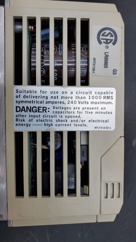 YASKAWA ELECTRIC CIMR-PCD20P2 Variable Frequency Drive .25HP 3PH 230VAC 0-400Hz