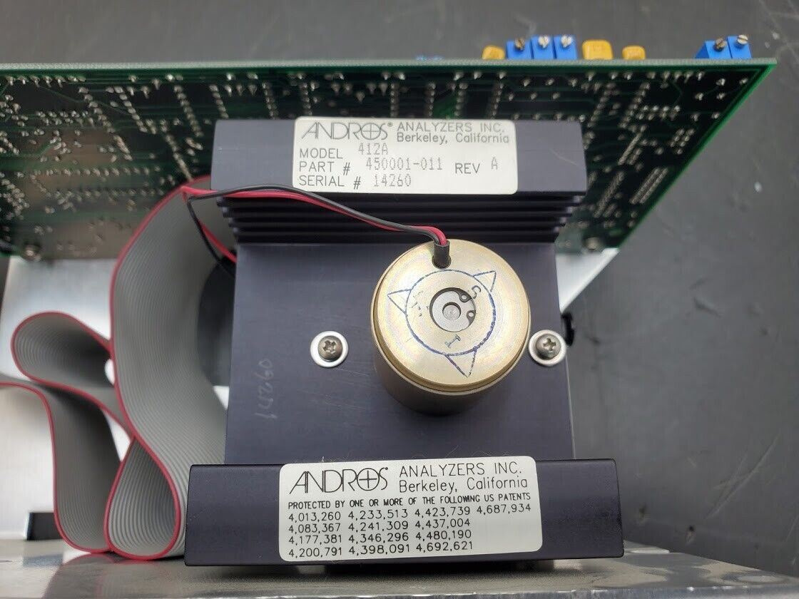 Andros Analyzers Inc. 412A Gas Analyzer Assembly 450001-011