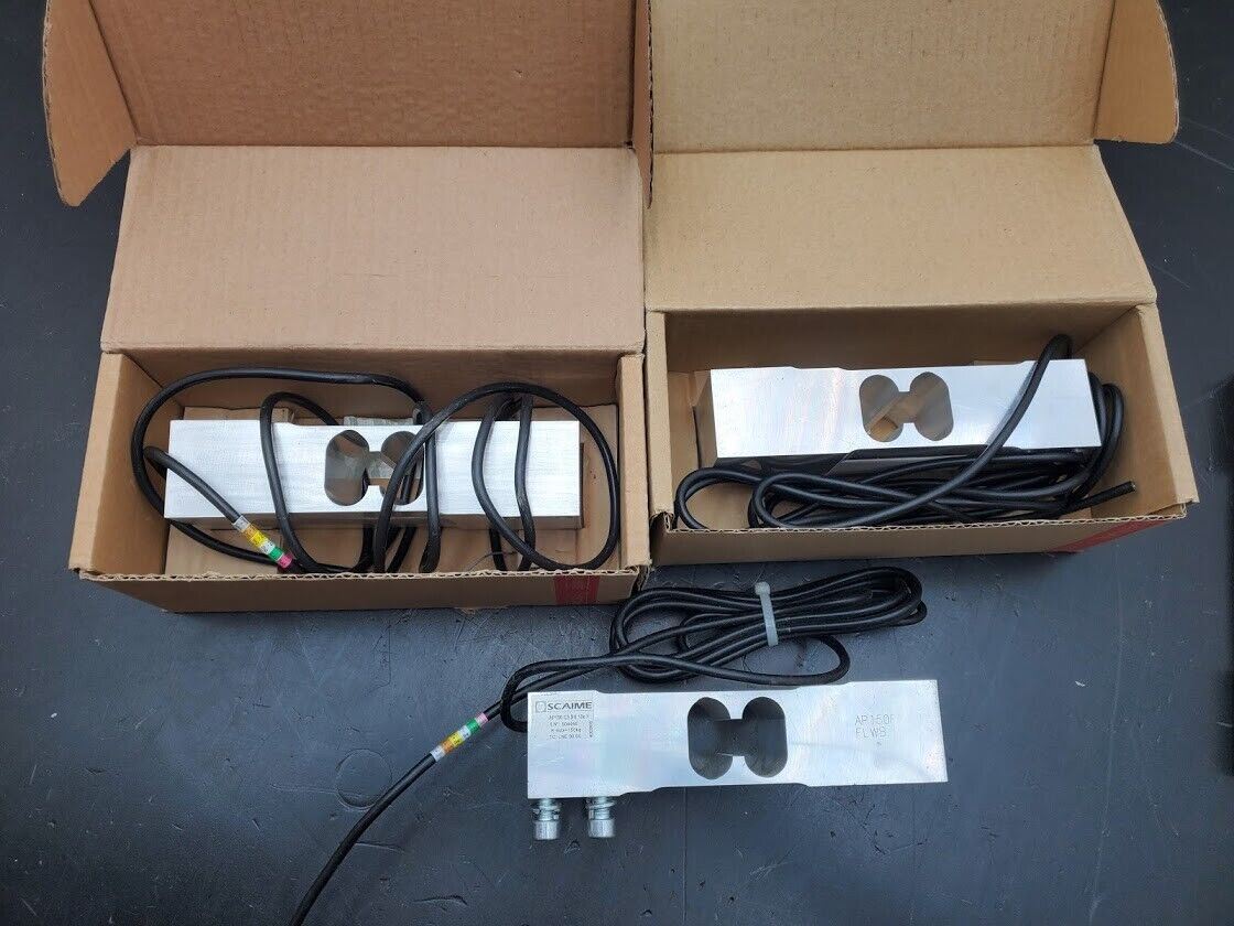 3x Scaime 150kg Aluminum Low Profile Load Cell AP150 C3 SH 10e F