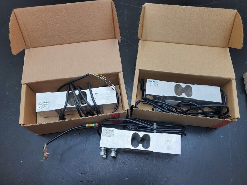 3x Scaime 150kg Aluminum Low Profile Load Cell AP150 C3 SH 10e F