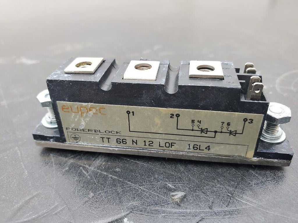 Eupec Powerblock Transistor Power Module TT 66 N 12 LOF 16L4 DD 76 N 16 L 13K0