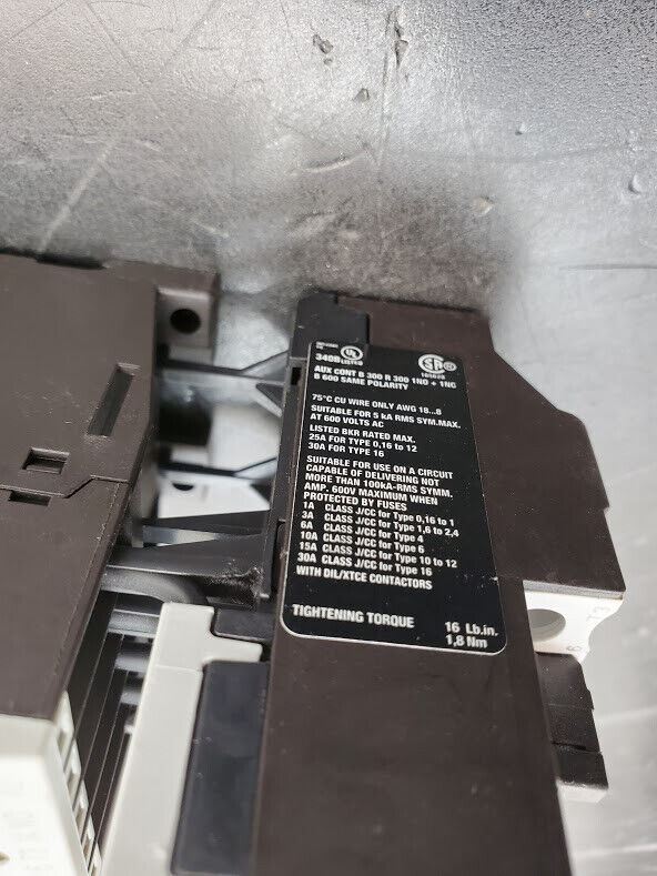 Eaton DILM9-10 24V Coil 3PH 690V 20A Contactor 4 Pole ZB12-12 Overload Relay