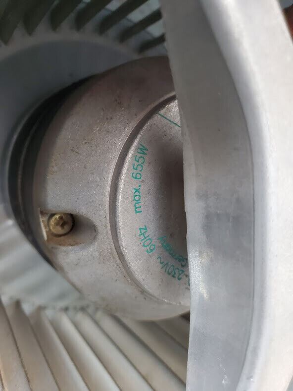 EBM Pabst D4E180-CA02-36 M4E068-LA Squirrel Cage Blower Fan 230VAC 540W 11"x12"