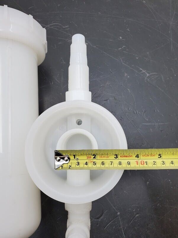 Mykron Chemgard PVDF PFA +GF+ Filter Element Housing 8"x4" Filter 12-25mm Ports