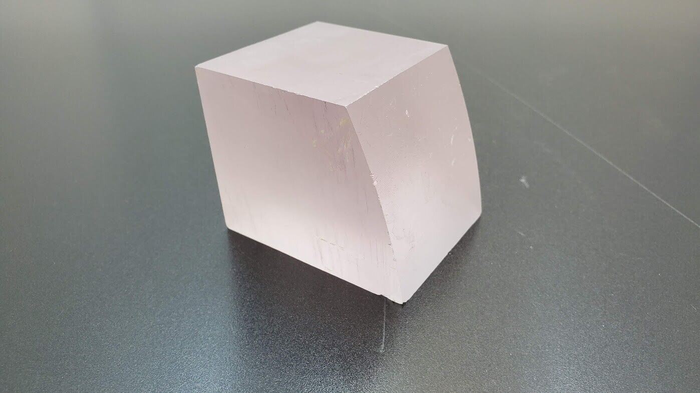 Industrial Crystal Synthetic Sapphire Ingot 1.95 Pounds (C)