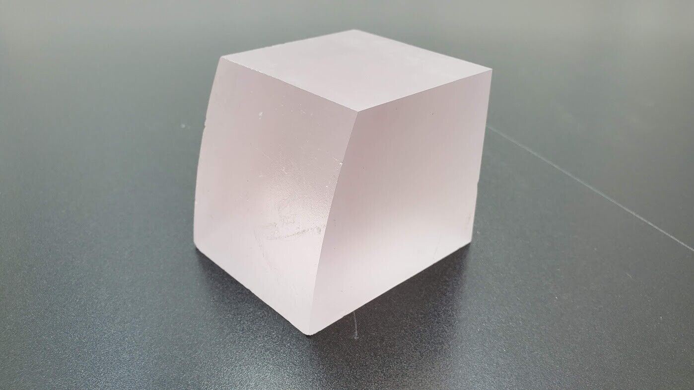 Industrial Crystal Synthetic Sapphire Ingot 1.95 Pounds (C)