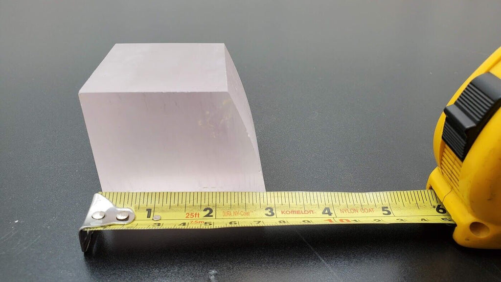 Industrial Crystal Synthetic Sapphire Ingot 1.95 Pounds (C)