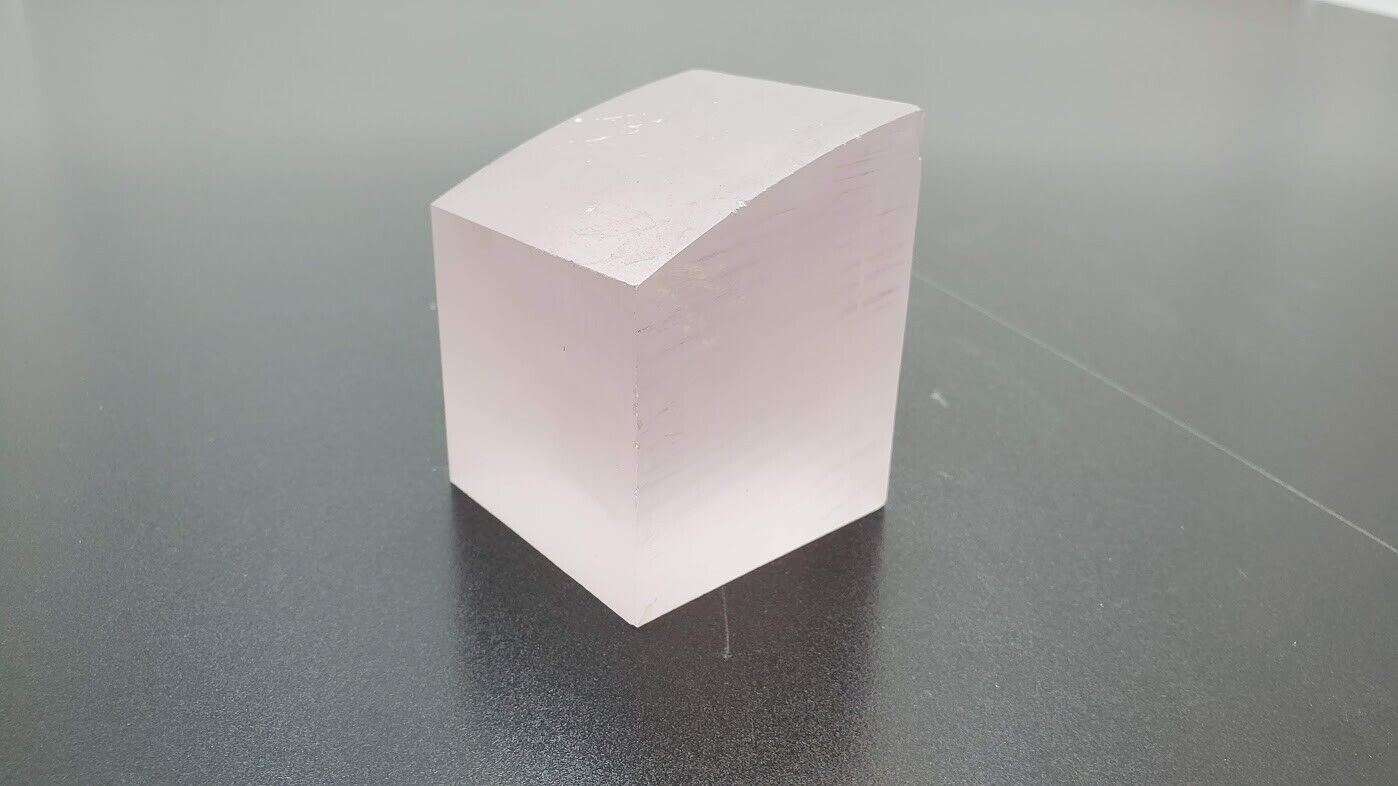 Industrial Crystal Synthetic Sapphire Ingot 1.95 Pounds (C)