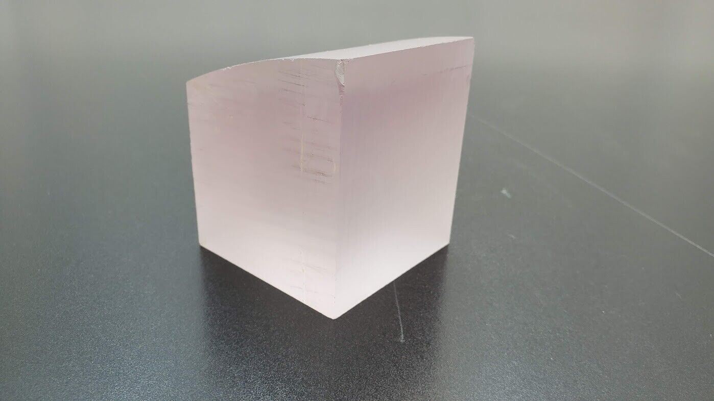 Industrial Crystal Synthetic Sapphire Ingot 1.95 Pounds (C)