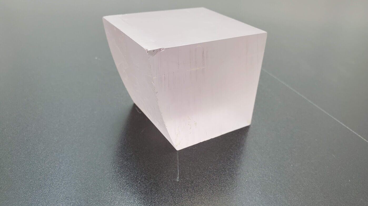 Industrial Crystal Synthetic Sapphire Ingot 1.95 Pounds (C)