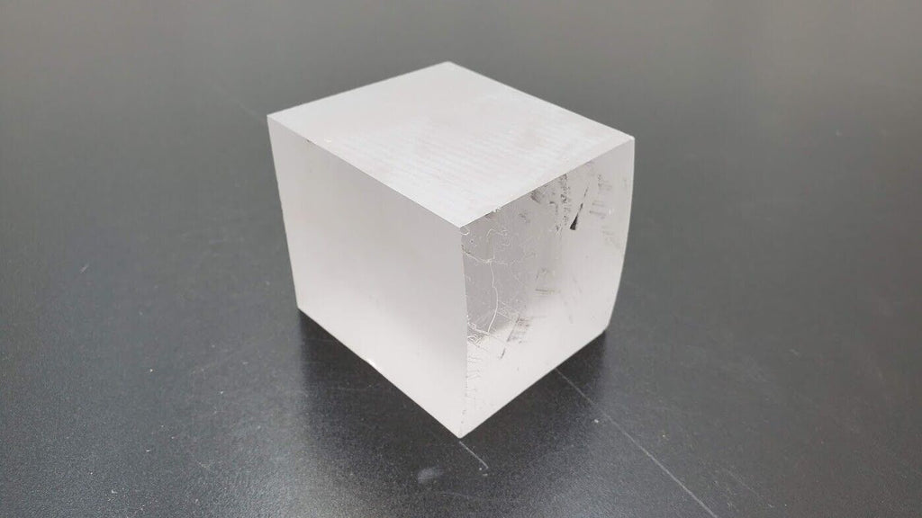 Industrial Crystal Synthetic Sapphire Ingot 2.05 Pounds (J)